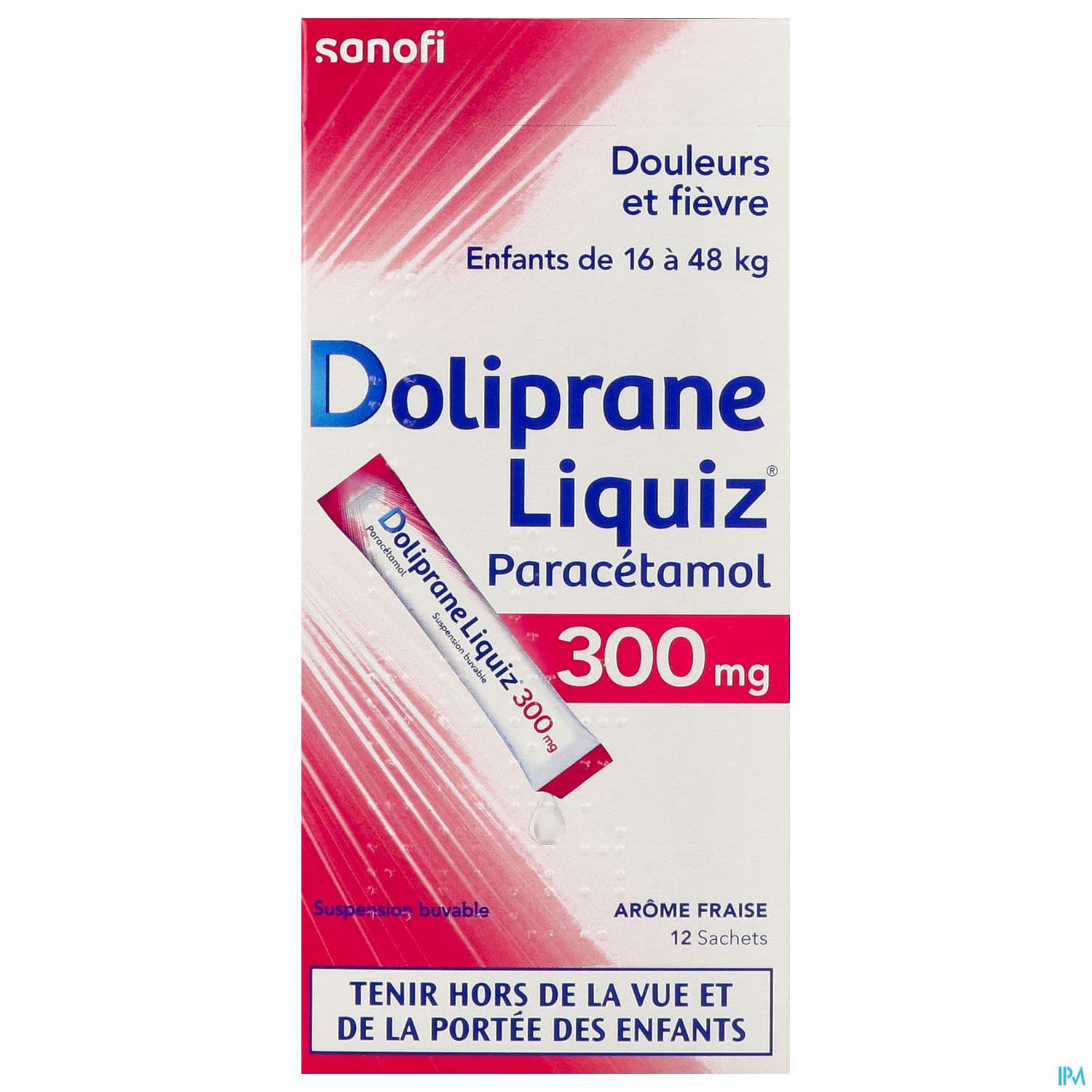 DOLIPRANELIQUIZ 300MG SACHET S/S12