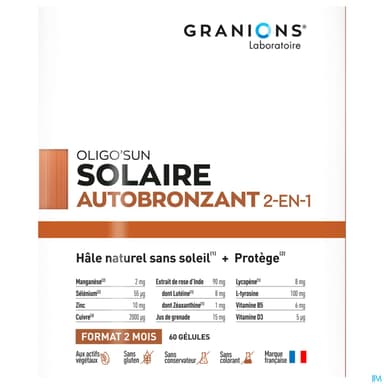Granions Oligo'sun Autobronzant Comprime 60