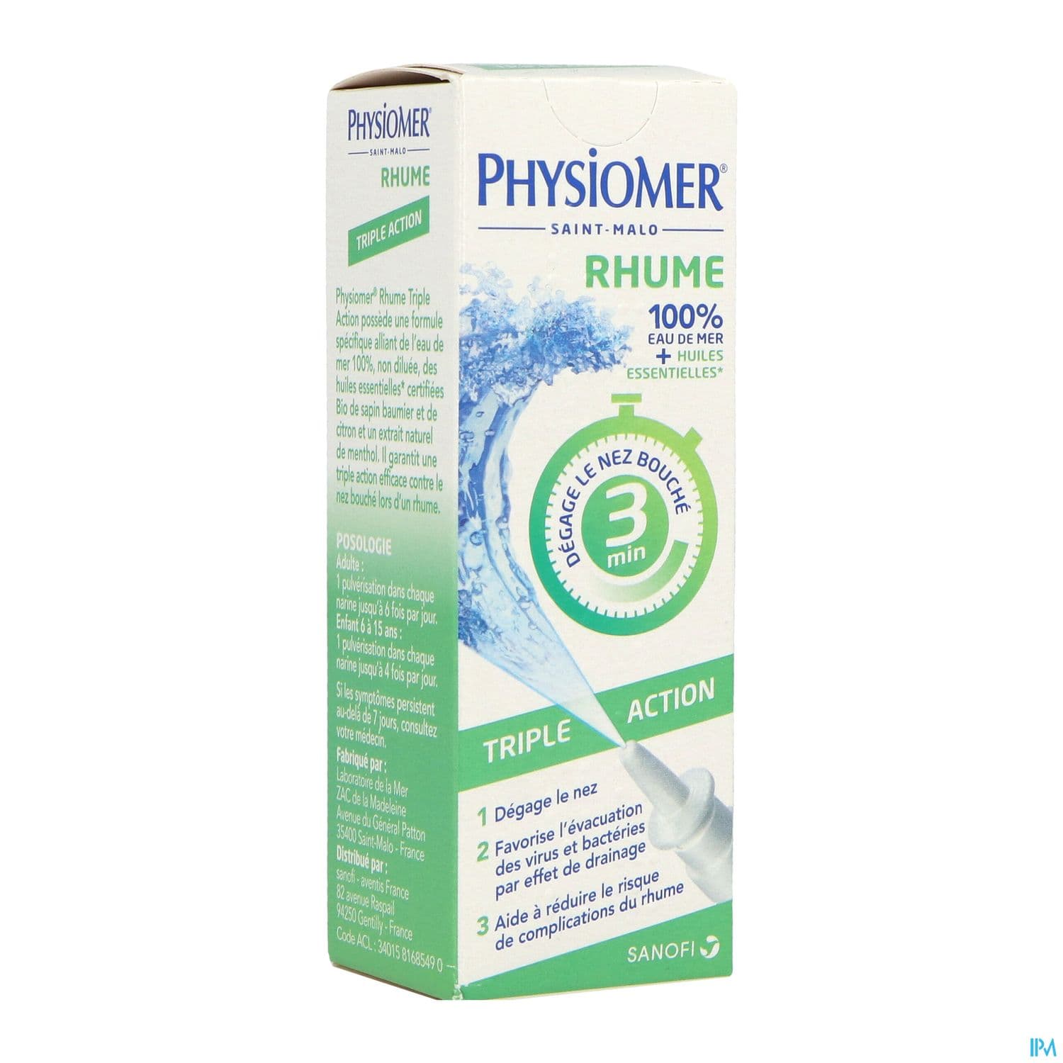 PHYSIOMER RHUME TRIPLE ACT SPR20ML