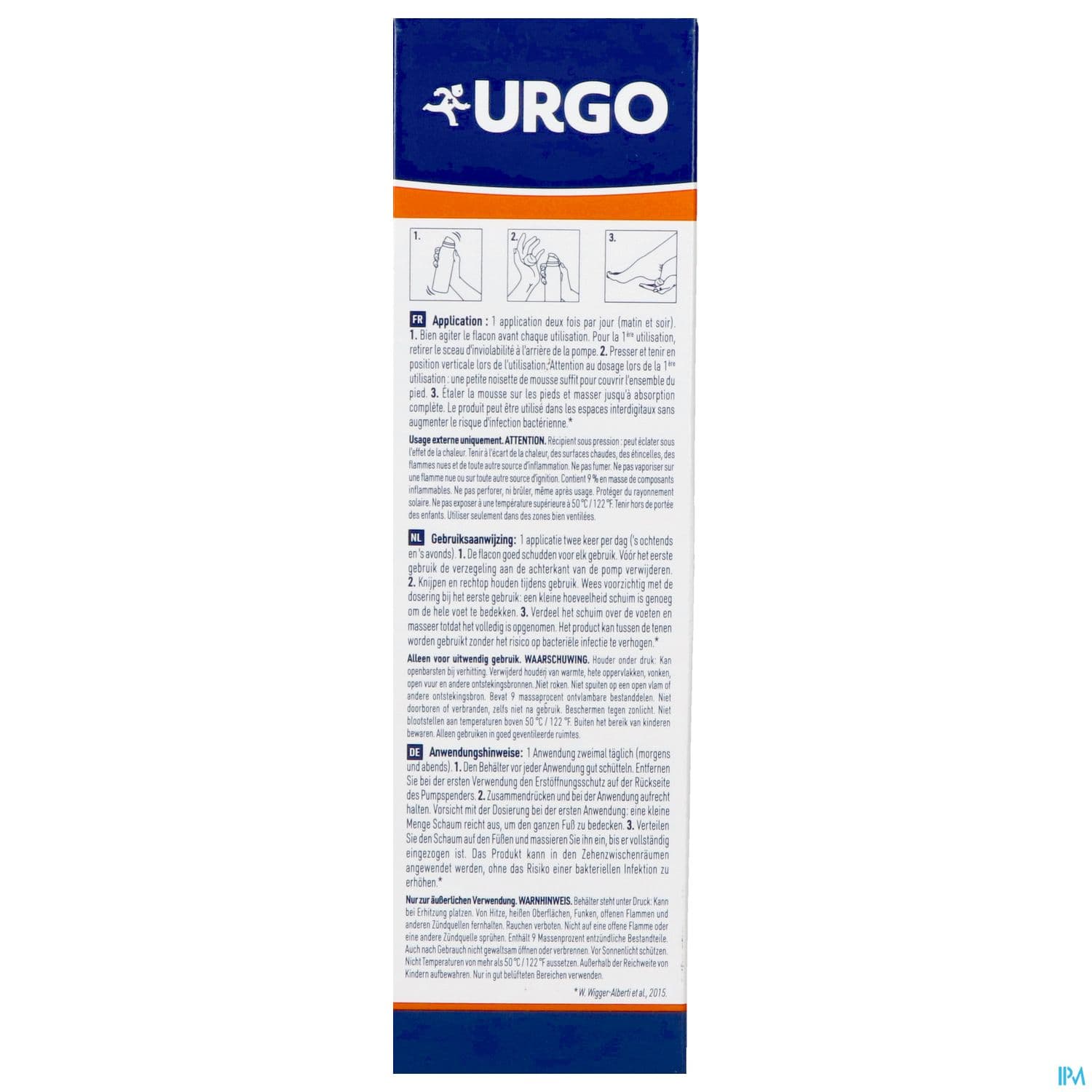 URGO FILMOMOUSS PIED TS/CREV 125ML