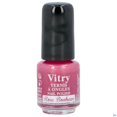 Vitry Vernis Ongles Rose Bonheur Mini 4ml