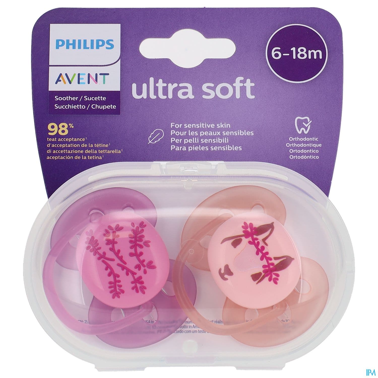 SUCET AVENT ULT DCE LAPIN/FLR 0-6M
