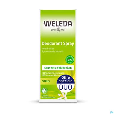 WELEDA DUO DEOD CITRUS 24H 2X100ML