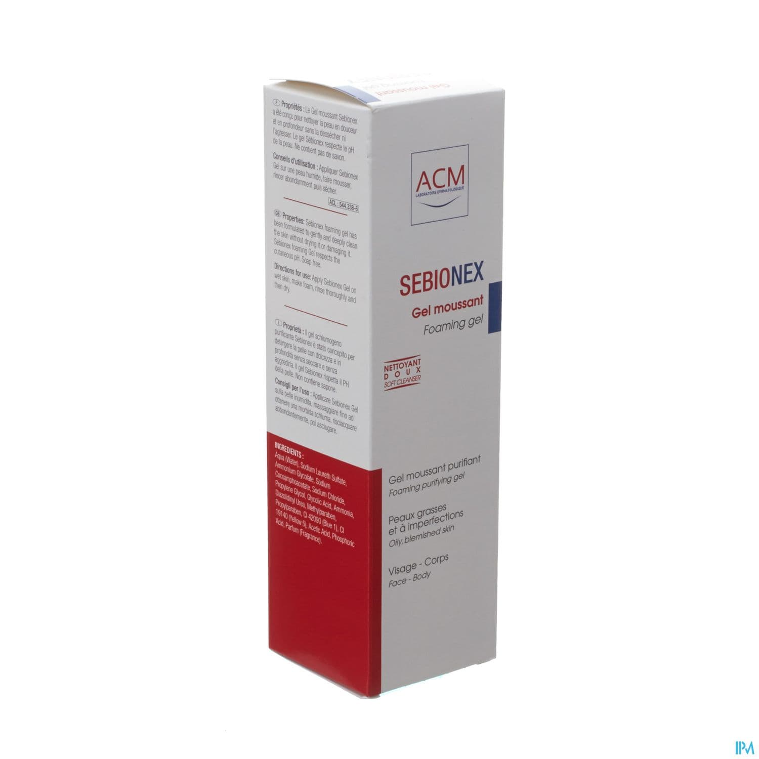 SEBIONEX GEL NETTOYANT 200ML