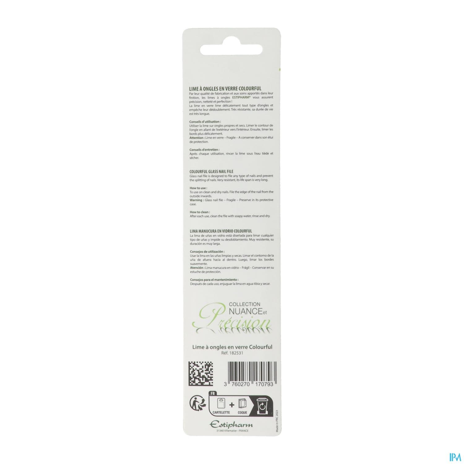 LIME ONGLE ESTIPHARM VERRE COLOR