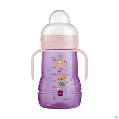 BIB MAM TRANSI FILLE SILIC 220ML