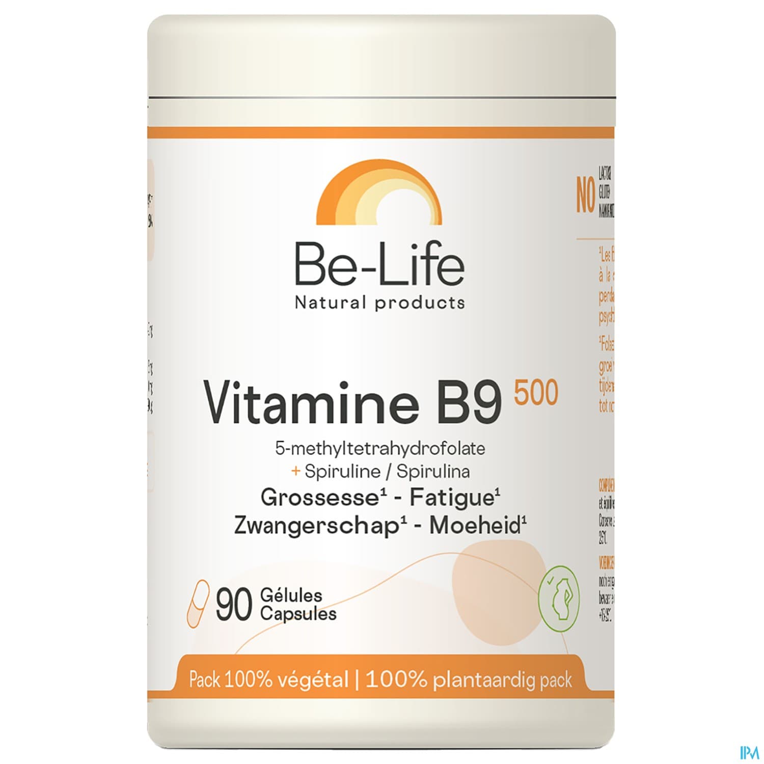 Be Life Vitamine B9 500 Gelule 90