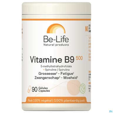 Be Life Vitamine B9 500 Gelule 90