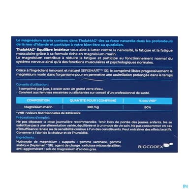 Thalamag Equilibre Interieur Boite De 30 Comprime Lp