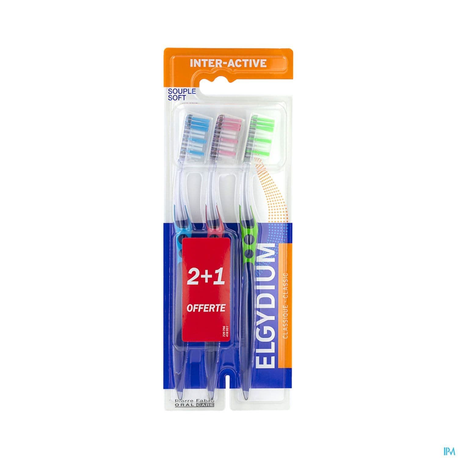 Elgydium Interactive Brosse A Dents Souple X2 + 1