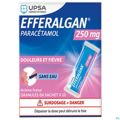 EFFERALGAN 250MG SACH 10
