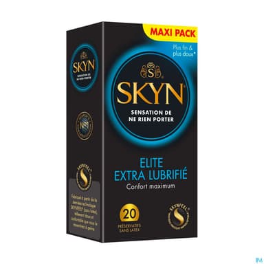 PRESERV SKYN ELITE EXTRA LUB 20