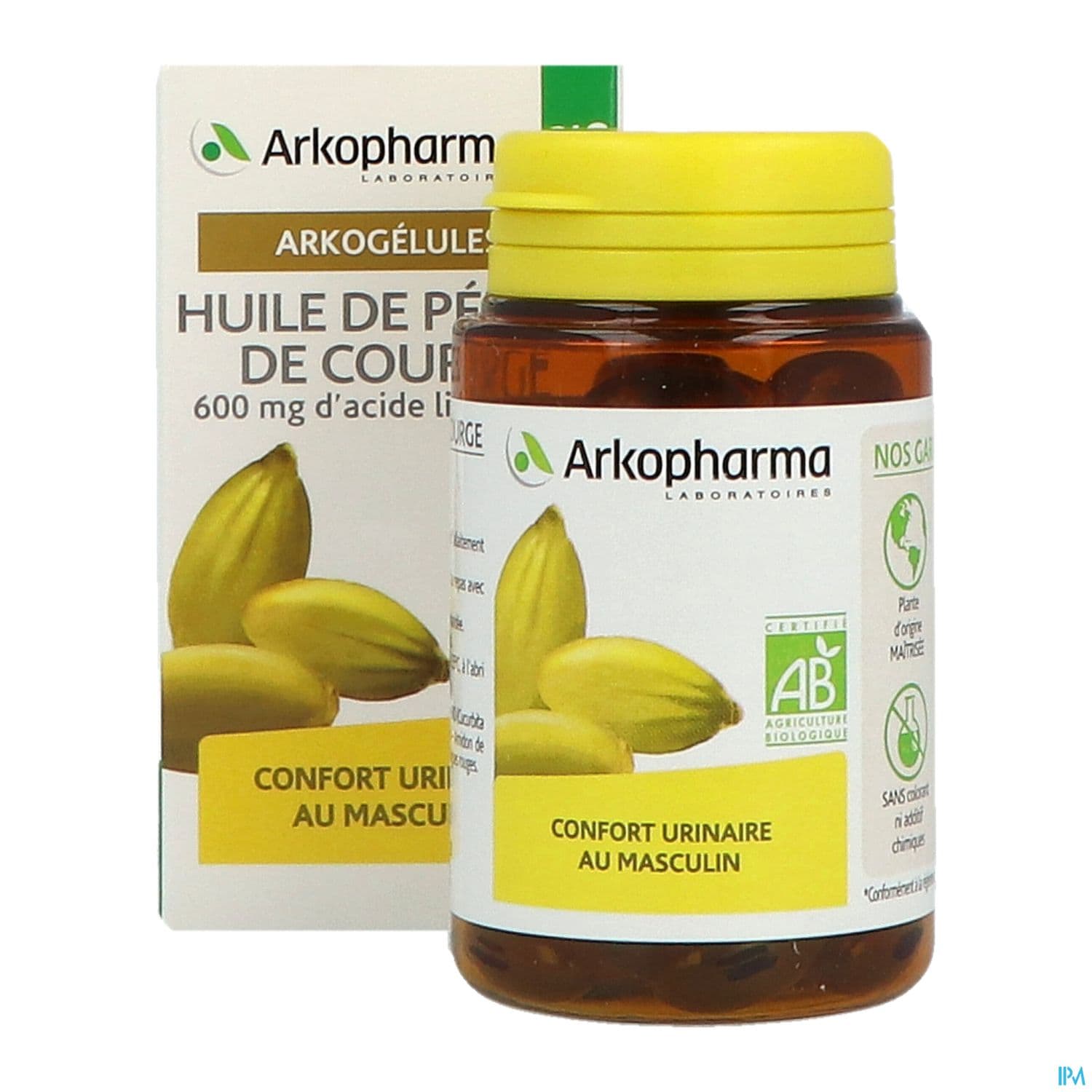 Arkopharma Arkogelules Huile Pepins De Courge Bio Gelule 60