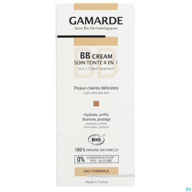 Gamarde Bb Cream Peau Claire Bio 40g