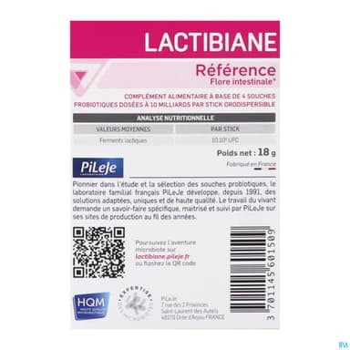 LACTIBIANE REFERENCE STICK 20