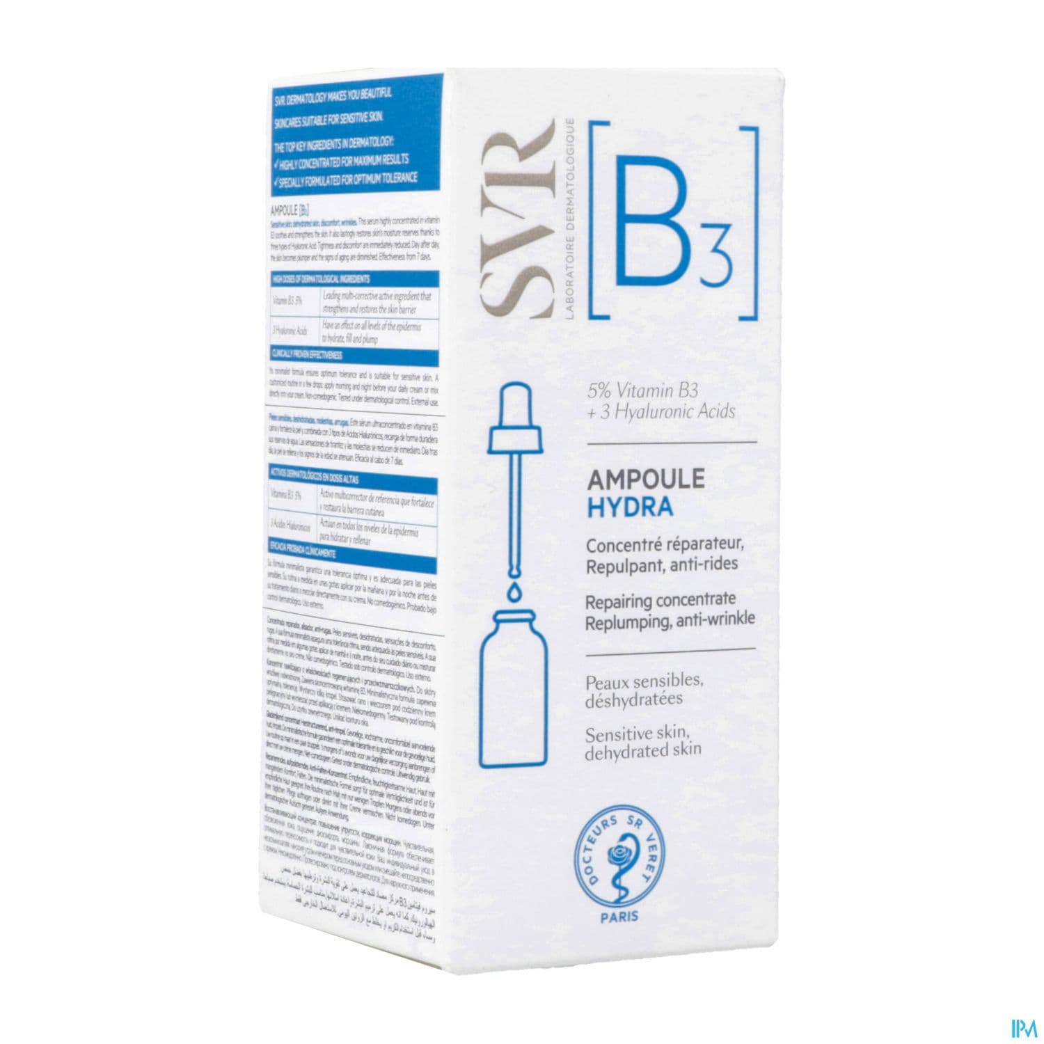 SVR AMPOULE B3 HYDRA 30ML