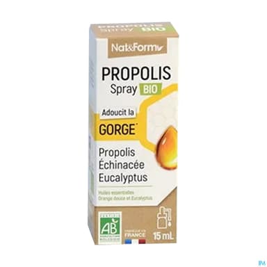 Nat Et Form Propolis Spray Buccal Bio 20ml