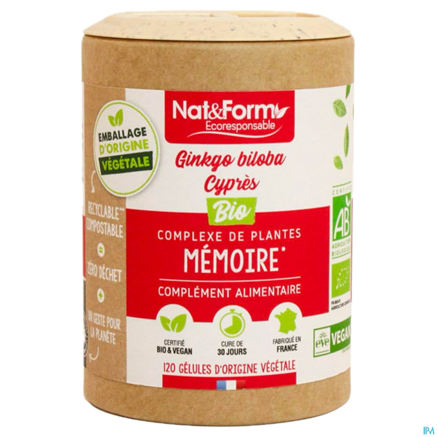 NAT&FORM ECO MEMOIRE GELUL 120