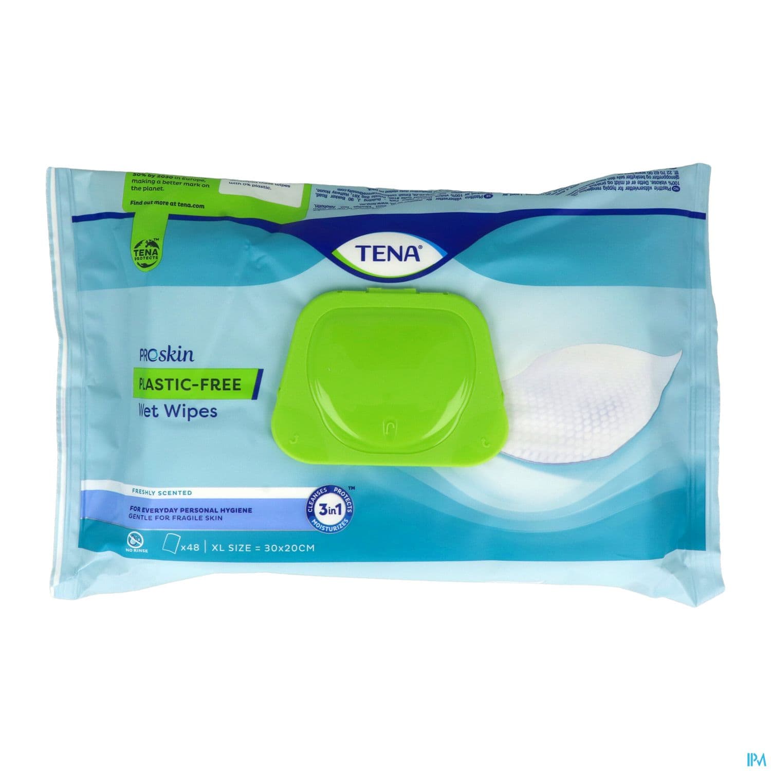 TENA WETWIPE LINGETTE S/PLAST 48
