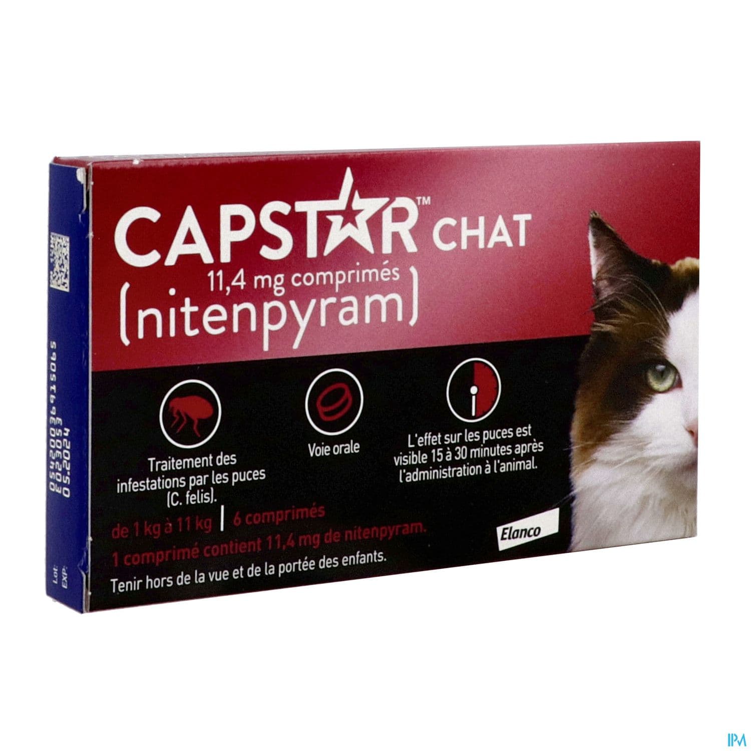 CAPSTAR CHAT 11,4MG CPR 6