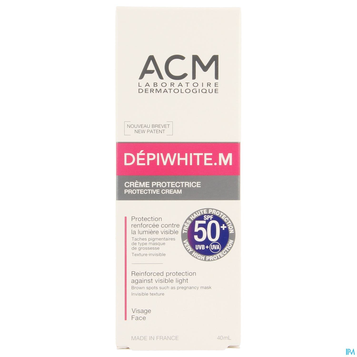 Depiwhite M Ecran Solaire Creme Fl Pompe 50ml
