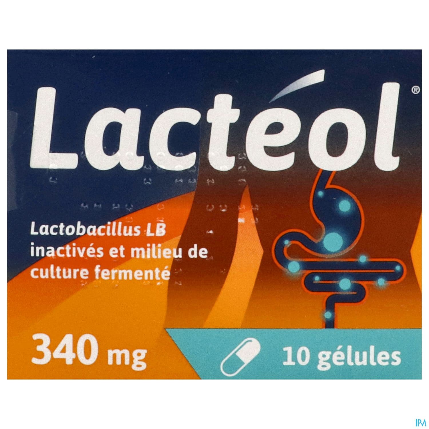 LACTEOL 340MG GELULE 10