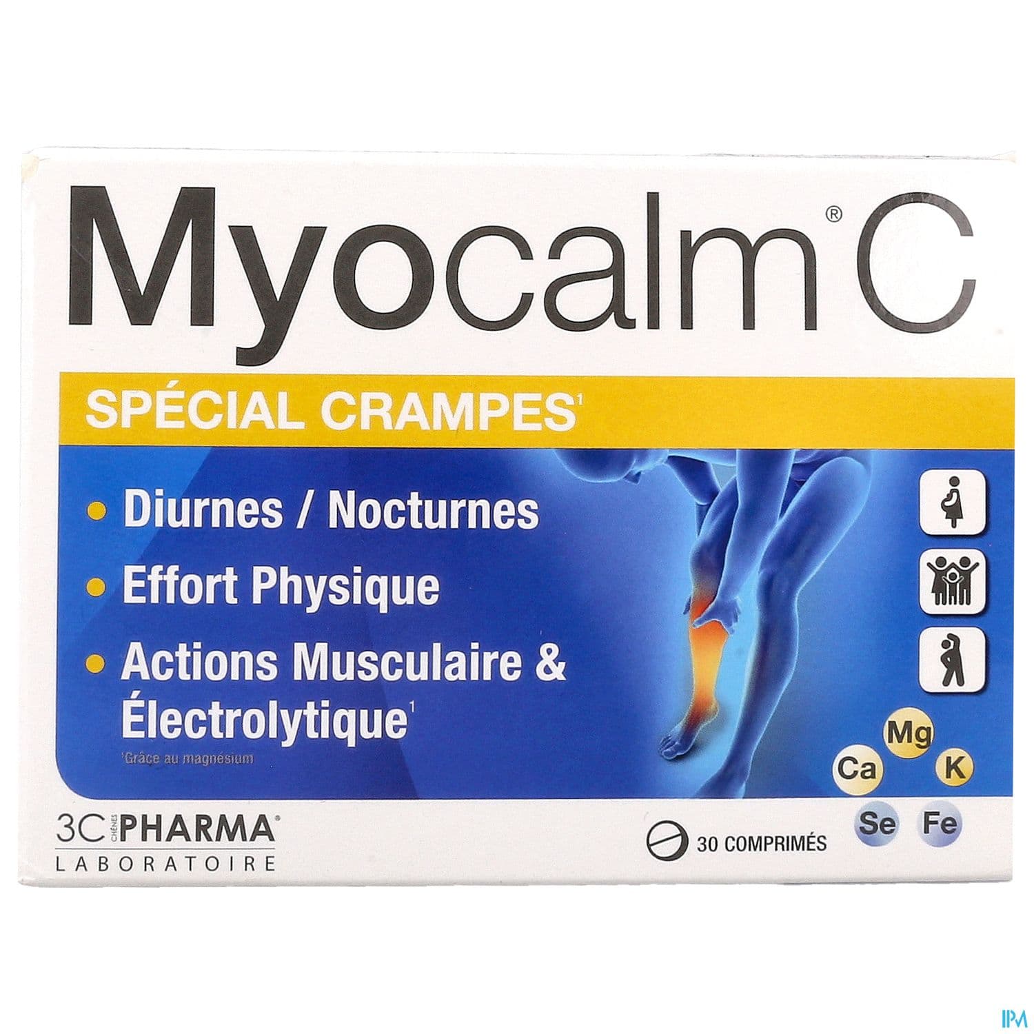 3C PHARMA MYOCALM C-CRAMP CPR 30