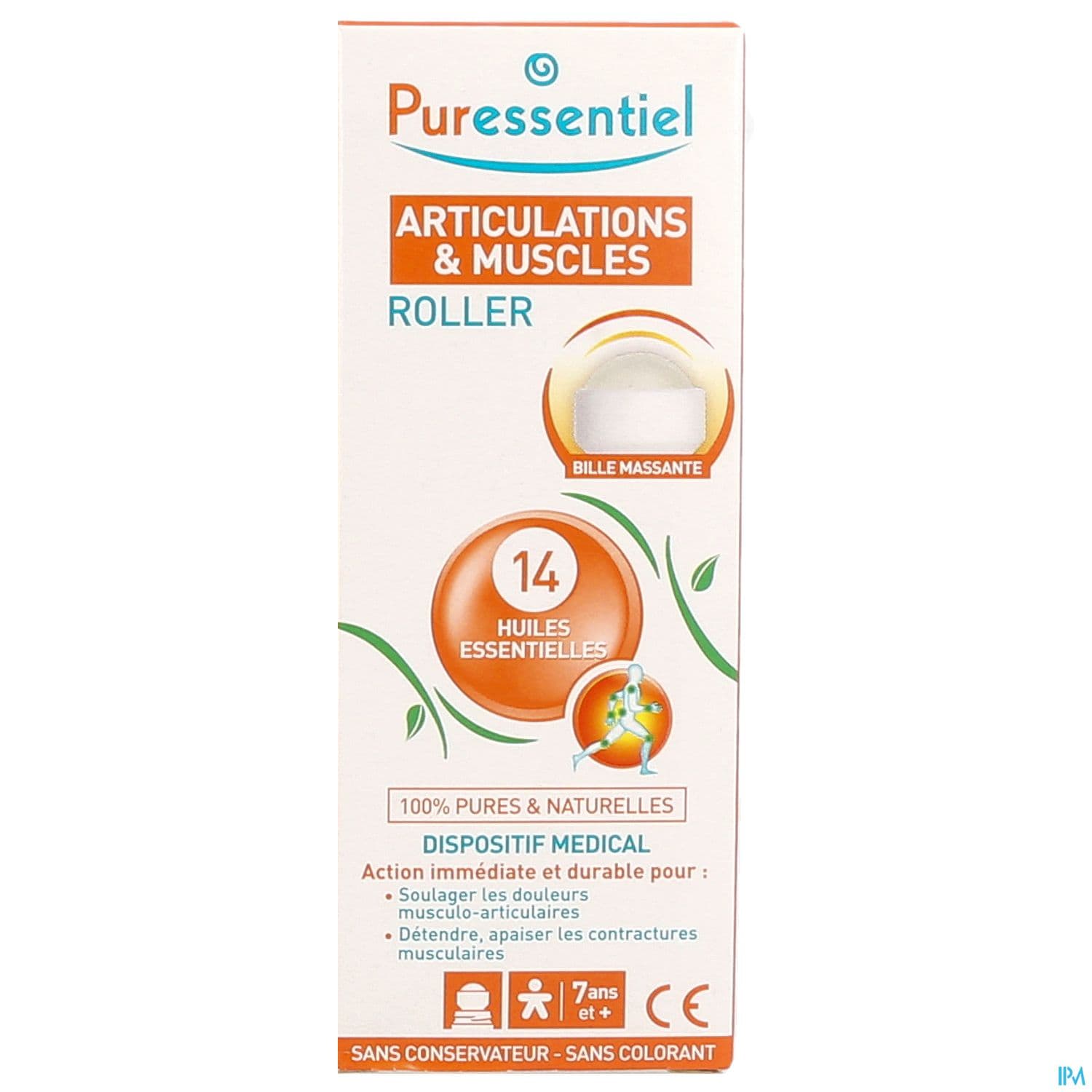PURESSENTIEL ROLLER ARTICUL75ML
