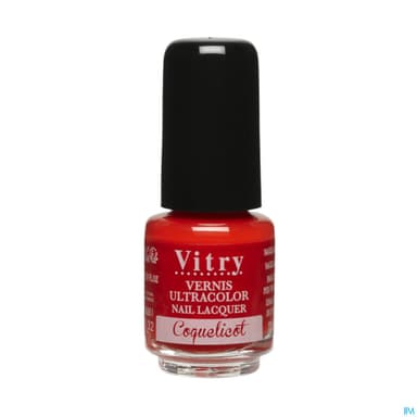 Vitry Vernis Ongles Coquelicot Mini 4ml