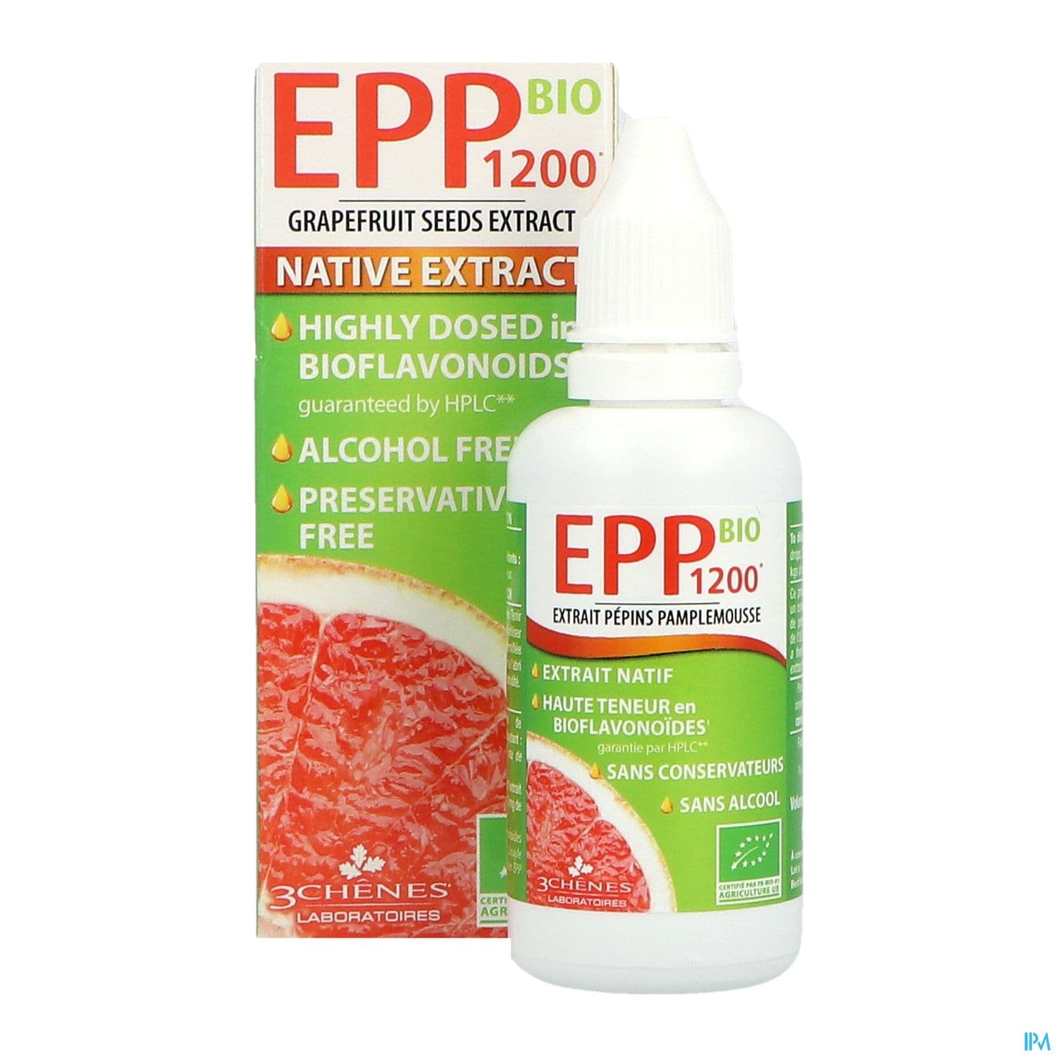 3 CHENES EPP1200 BIO GTT BUV 50ML