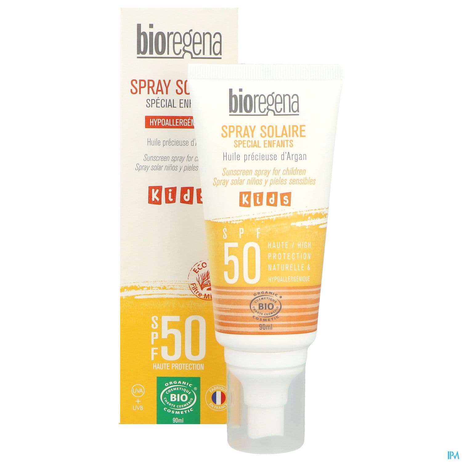 Bioregena Spray Solaire Spf50 Kids Bio 90ml
