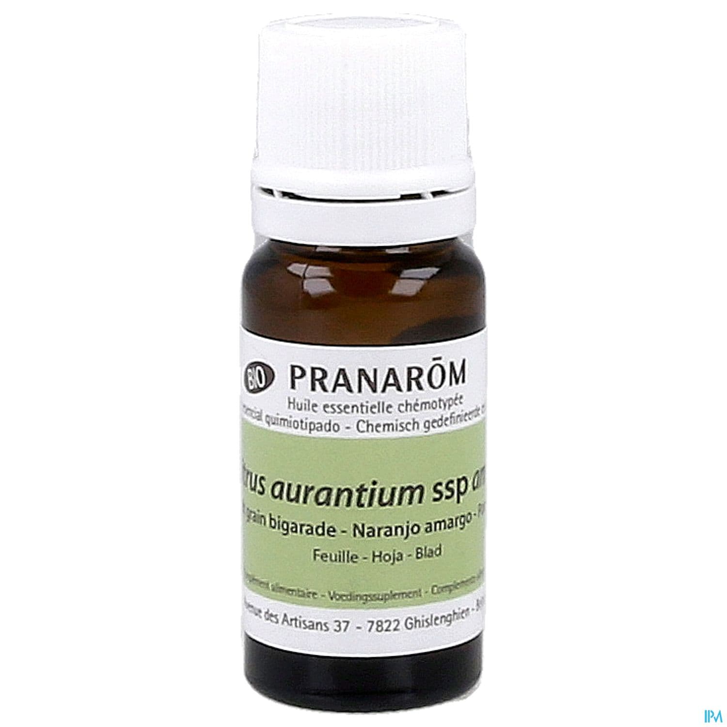 Pranarom Huile Essentielle Bio Petit Grain Bigarade Feuille 10ml