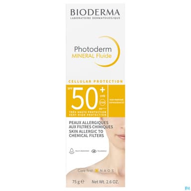 Bioderma Photoderm Mineral Fluide Spf50+ 75g