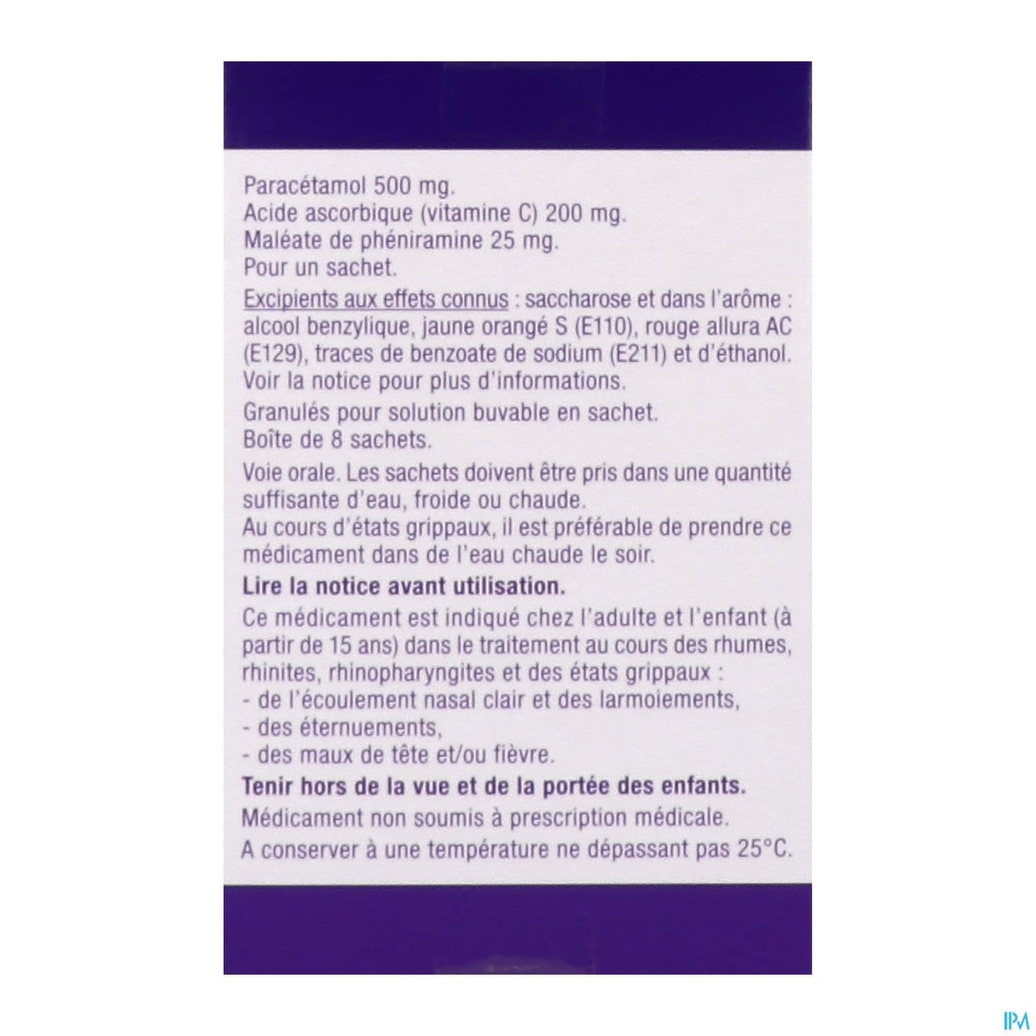 FERVEX ADULTES FRAMBOISE SACH 8