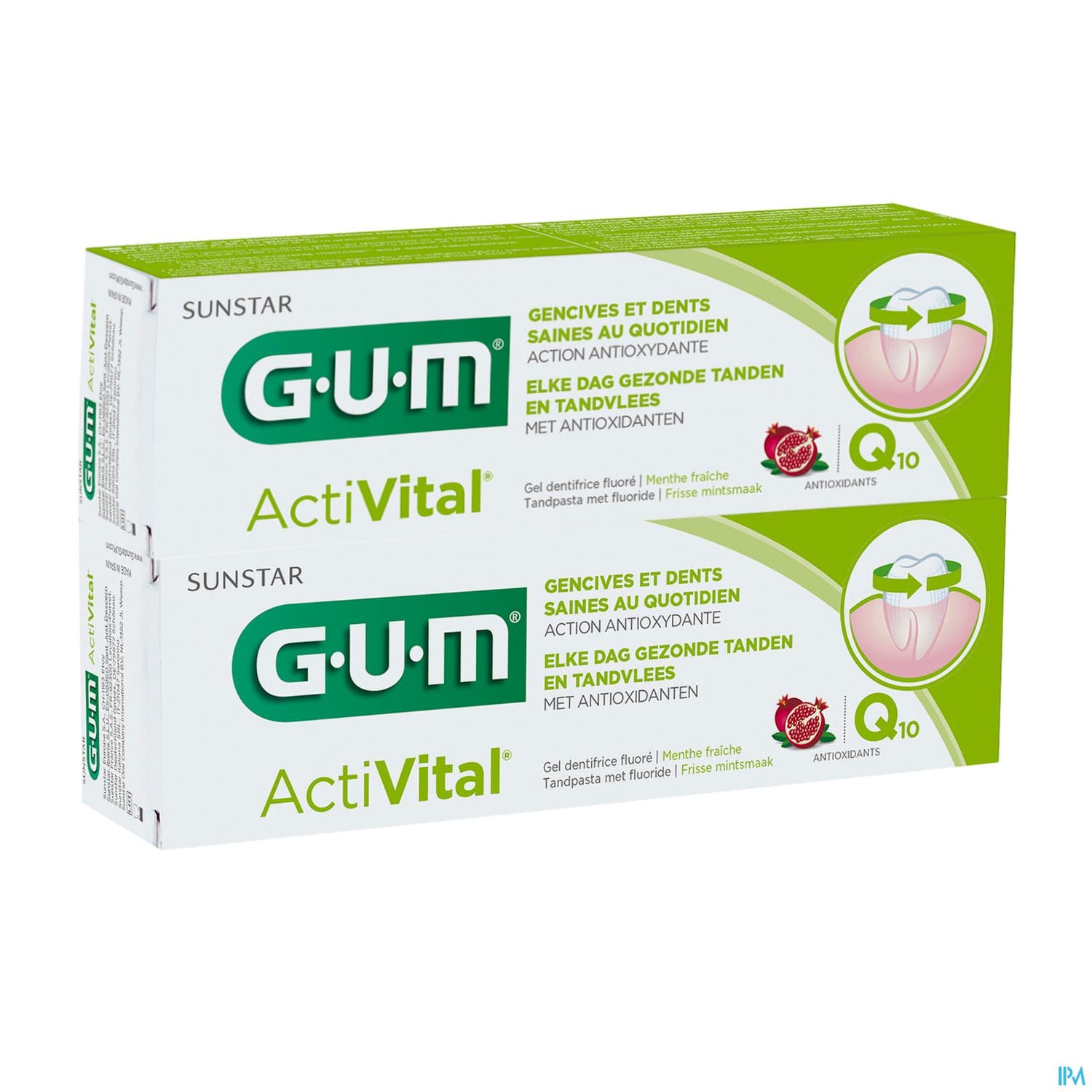 GUM ACTIVITAL GEL DENT 75MLX2