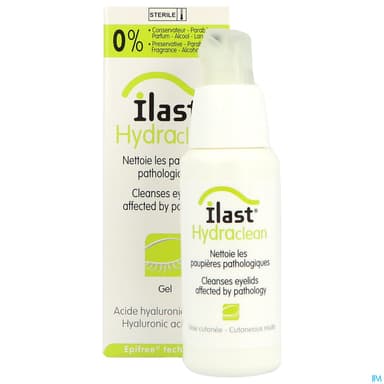 Ilast Hydra Gel Nettoyant Paupieres Cils 50ml