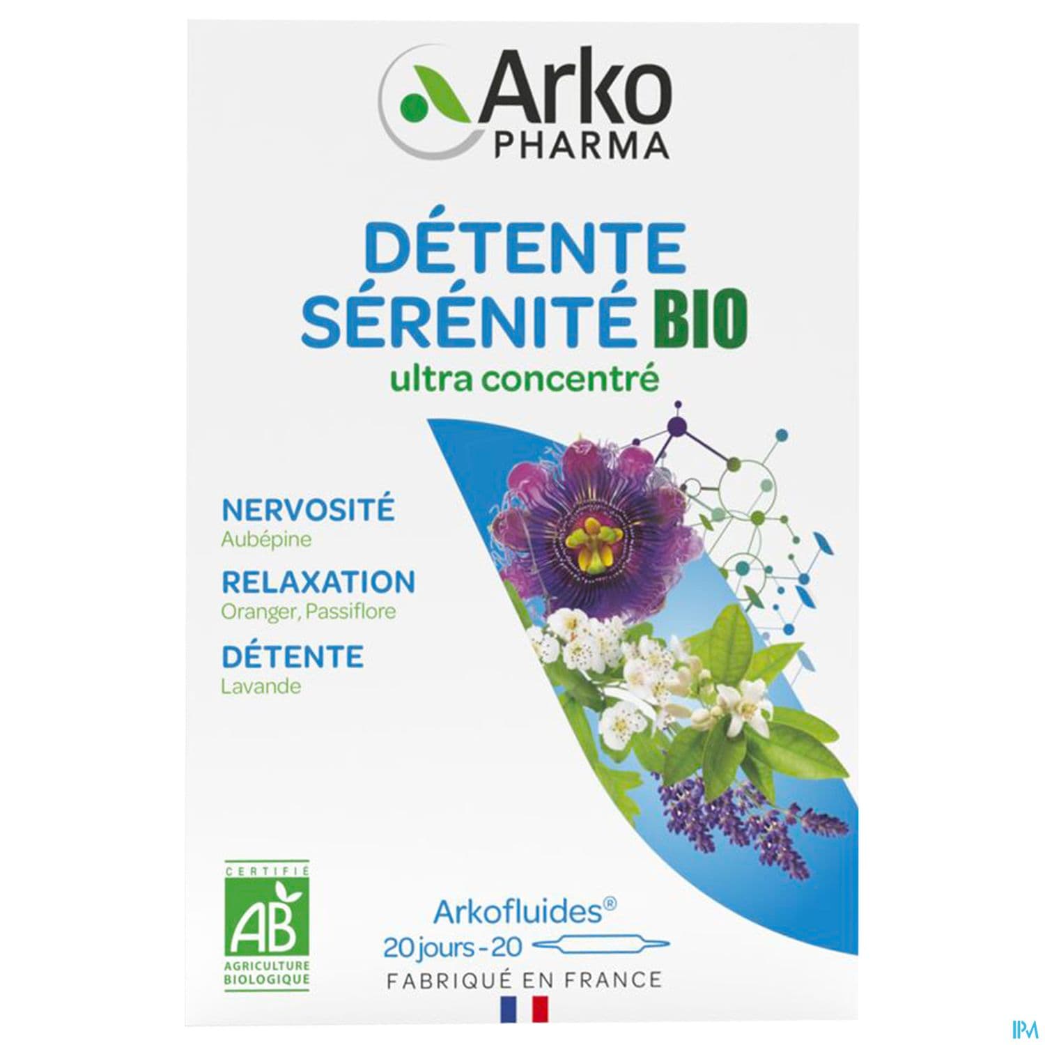 ARKOFL DETENTE BIO AMP 20 X10ML