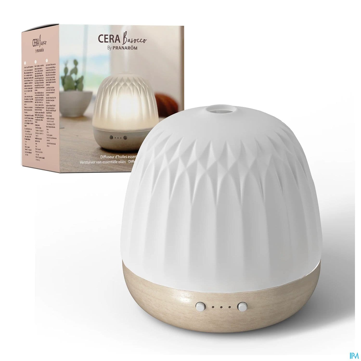 Pranarom Diffuseur Barocco Ultrason Huile Essentielle Ceramique