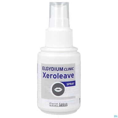 Elgydium Clinic Xeroleave Spray Buccal Lubrifiant Pour Bouche Seche Dispositif Medical 70ml