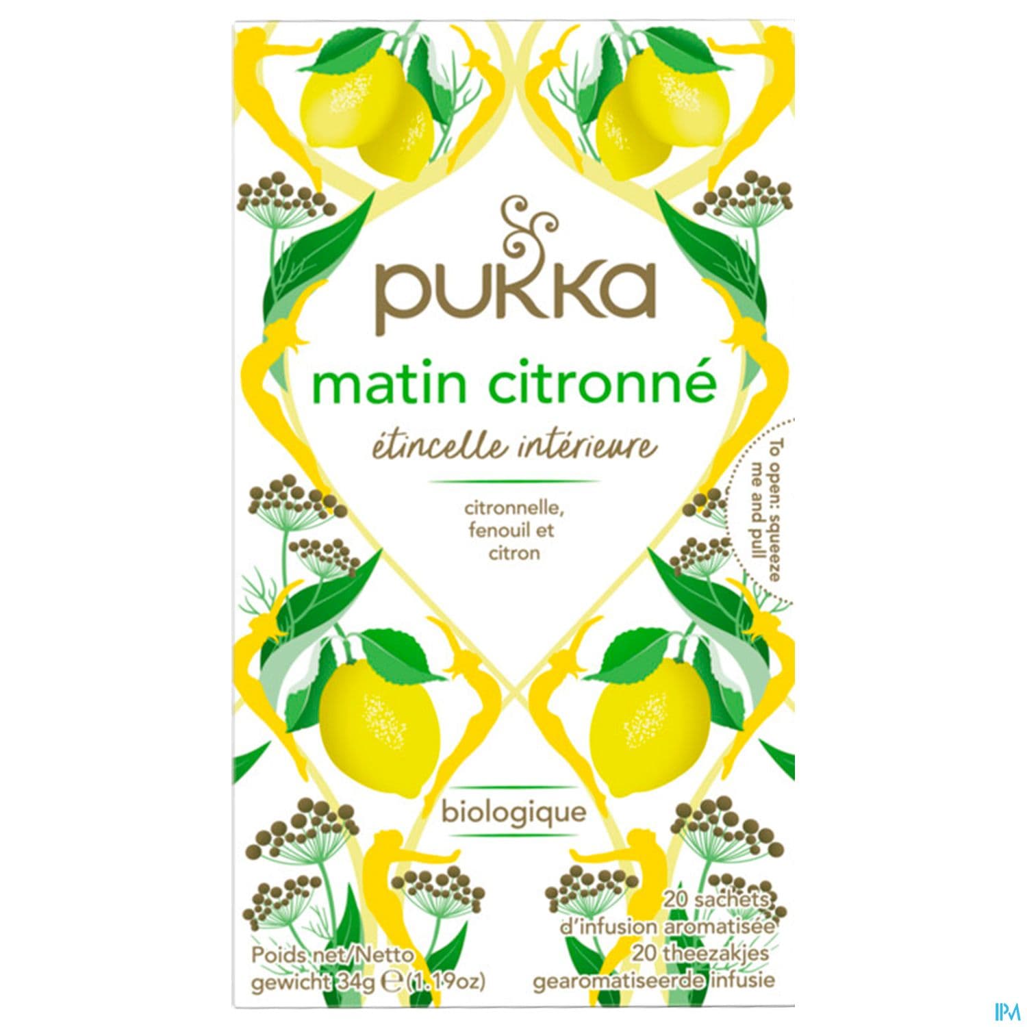 PUKKA INFUS MATIN CITRONNE SACH 20