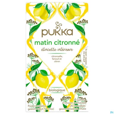 PUKKA INFUS MATIN CITRONNE SACH 20