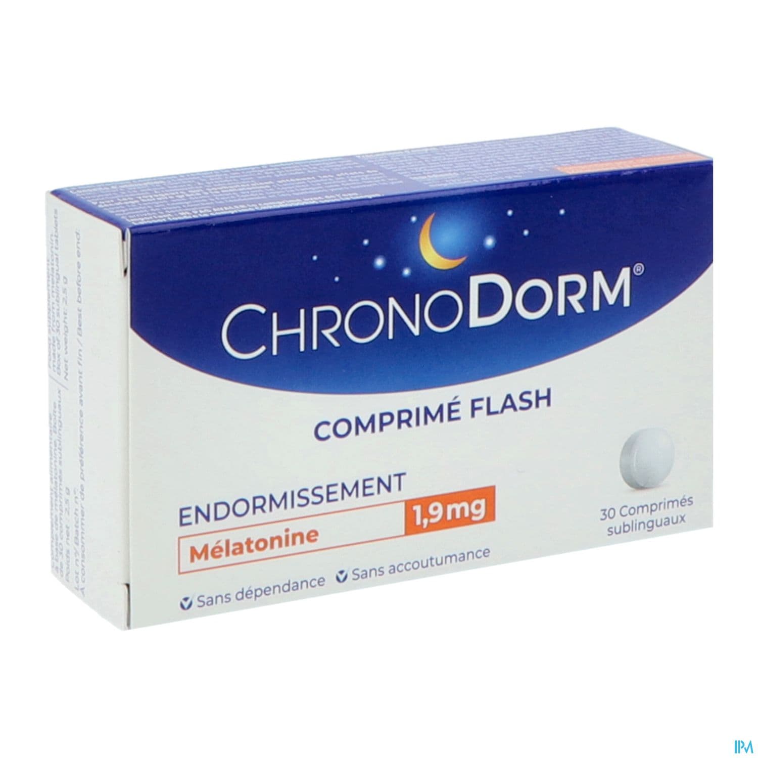 CHRONODORM MELATONINE 1,9MG CPR30