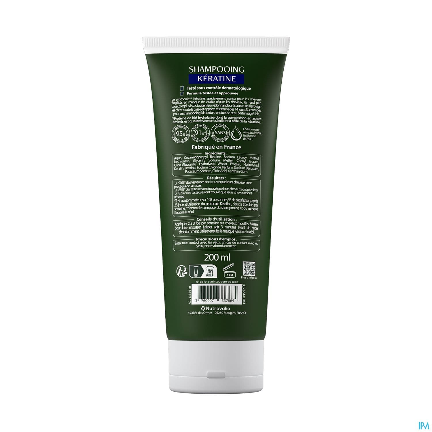 LUXEOL SHAMP KERATINE 200ML