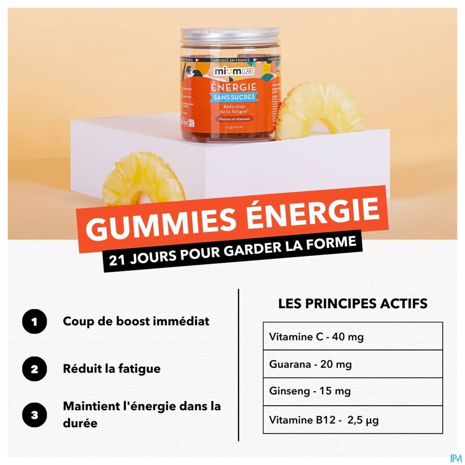 MIUMLAB S/SUC ENERGIE GUMMIE 42