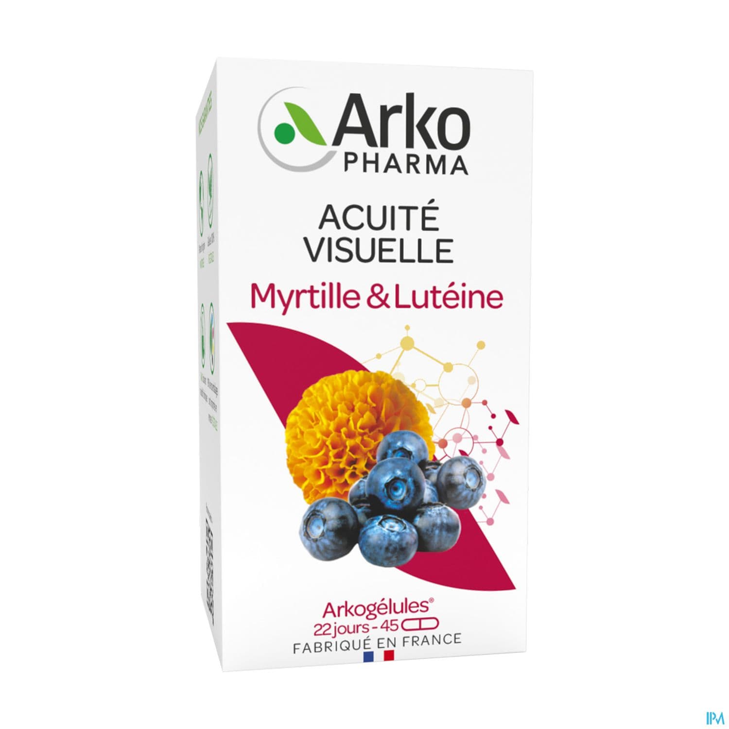 Arkopharma Arkogelules Acuite Visuelle Myrtille Luteine Gelule 45