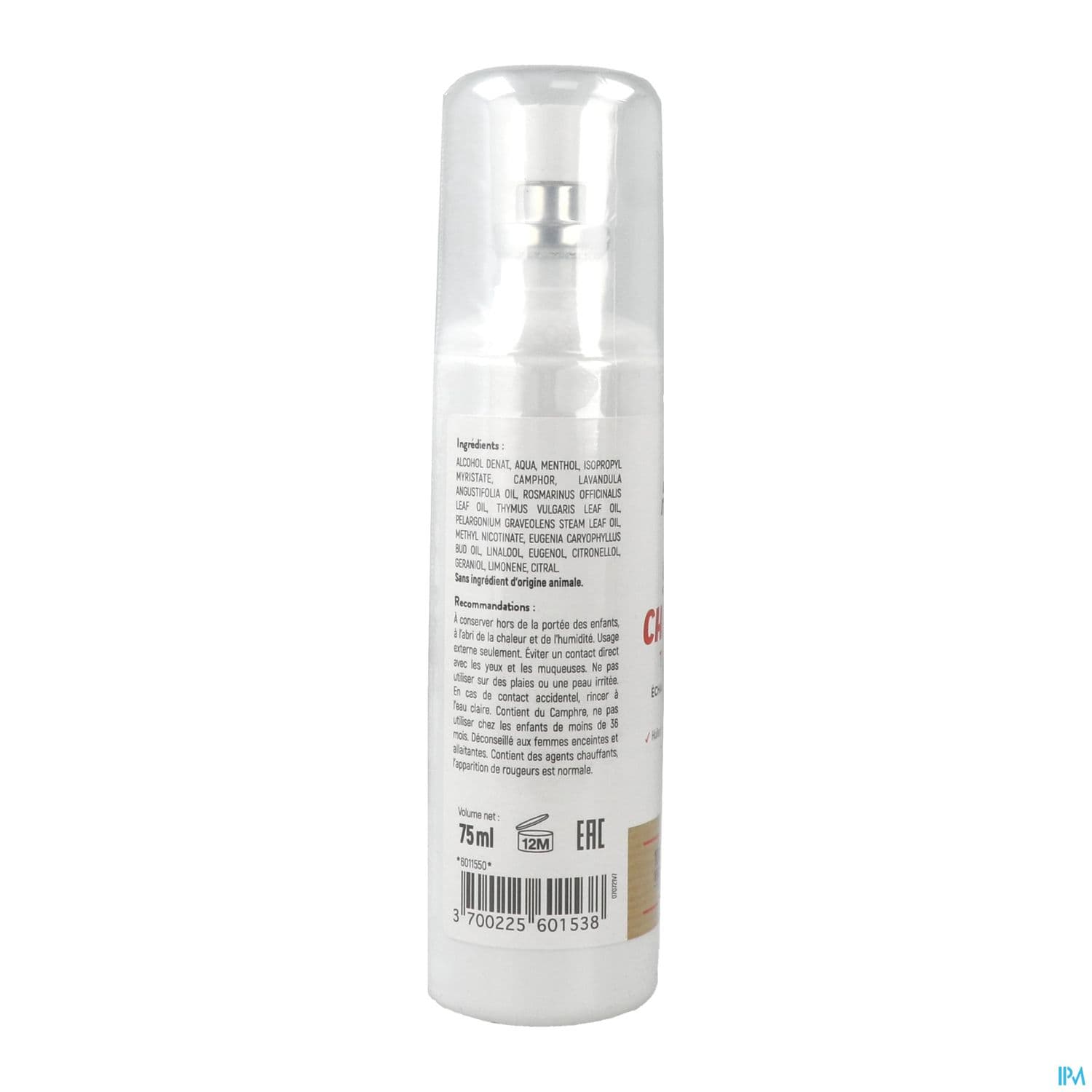 Stc Nutrition Spray Chauffant Tonifiant 75ml
