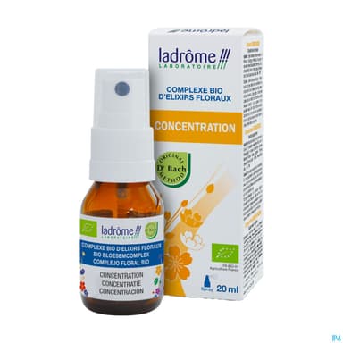 Ladrome Complexe Elixirs Floraux Bio Concentration Spray 20ml