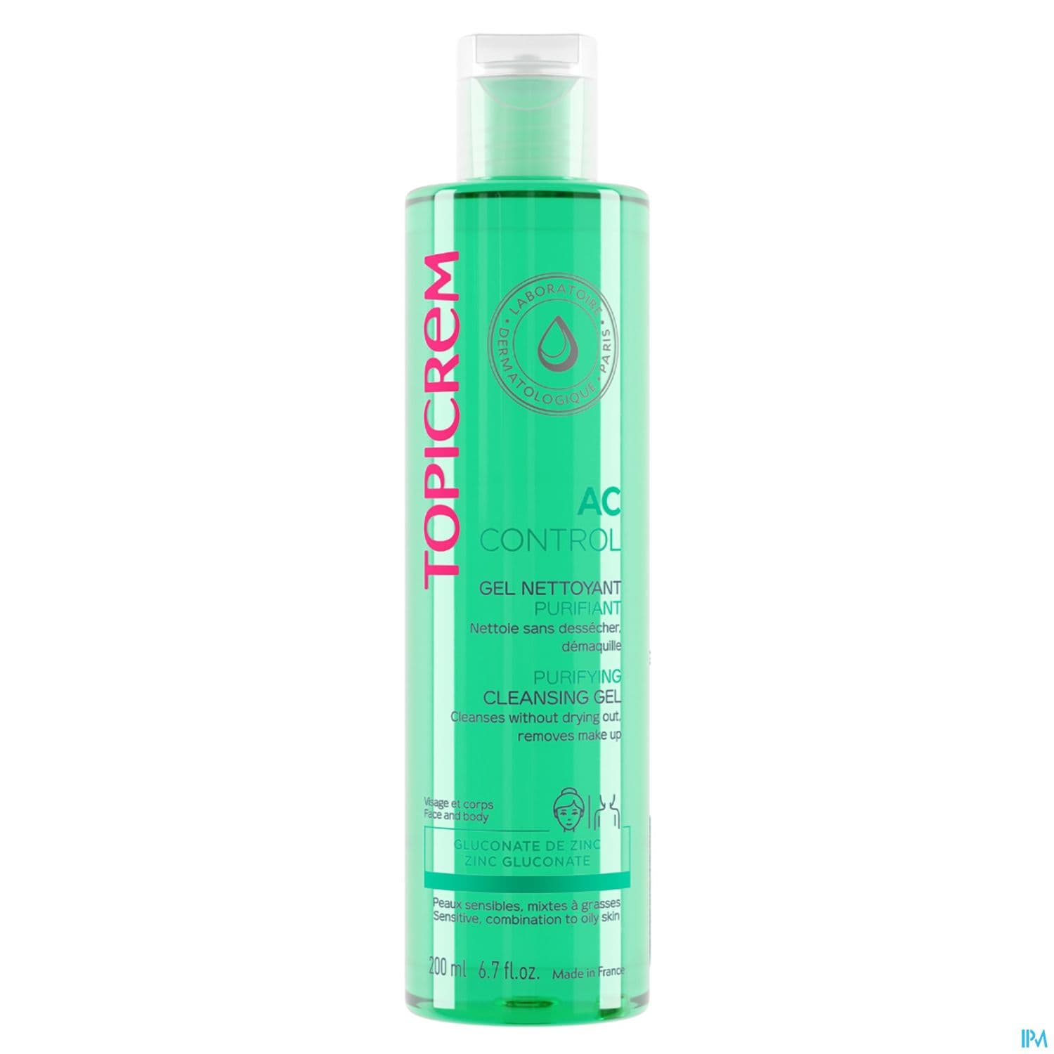TOPICREM AC CONT GEL NETT PUR200ML
