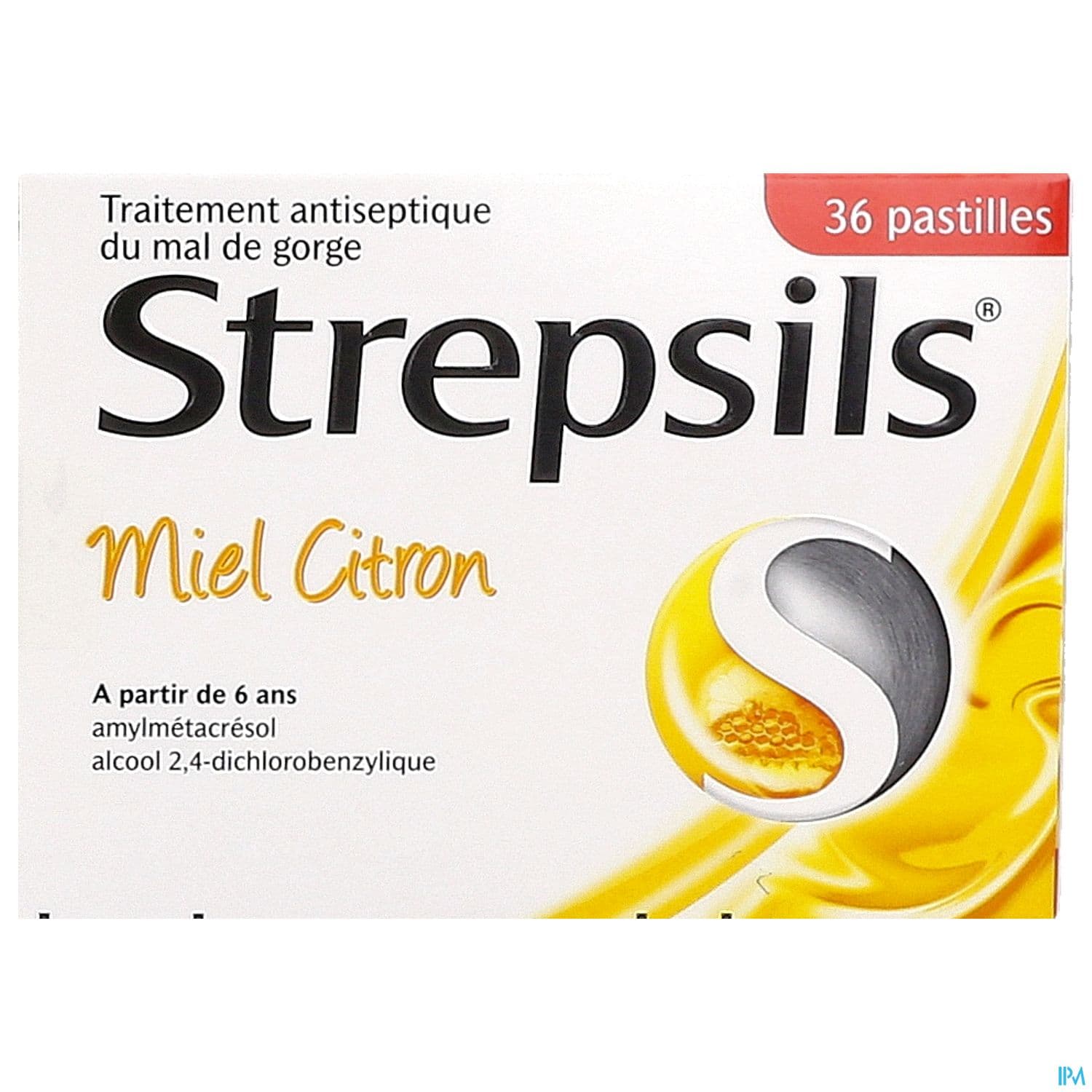 STREPSILS MIEL CITRON PAST 36