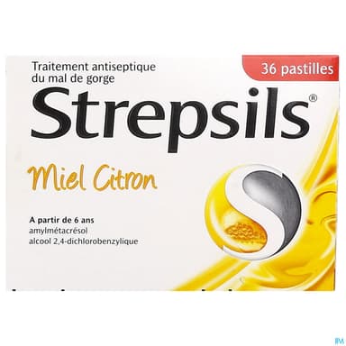 STREPSILS MIEL CITRON PAST 36